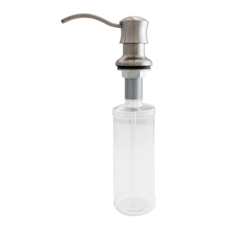 Keeney Mfg Premium Style Soap and Lotion Dispenser, Brushed Nickel K612DSBN